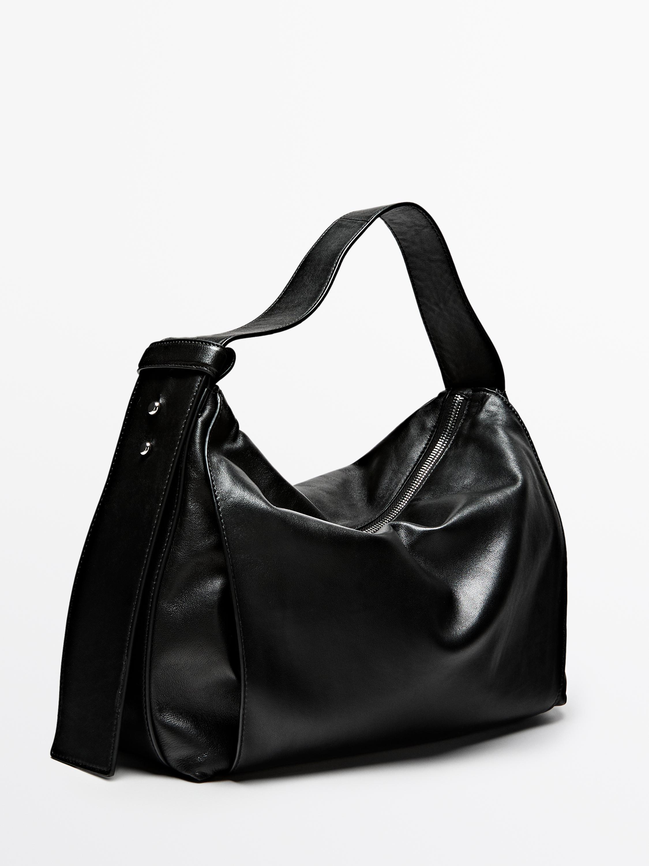 nappa leather shoulder bag